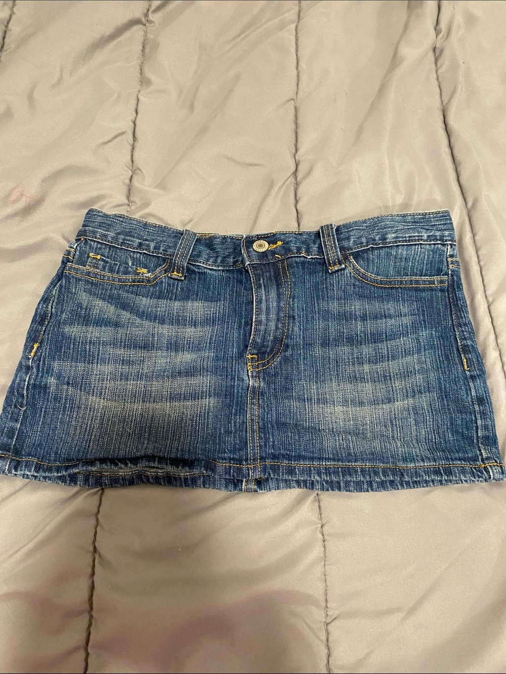 Brandy Melville Blue Denim Mini Skirt